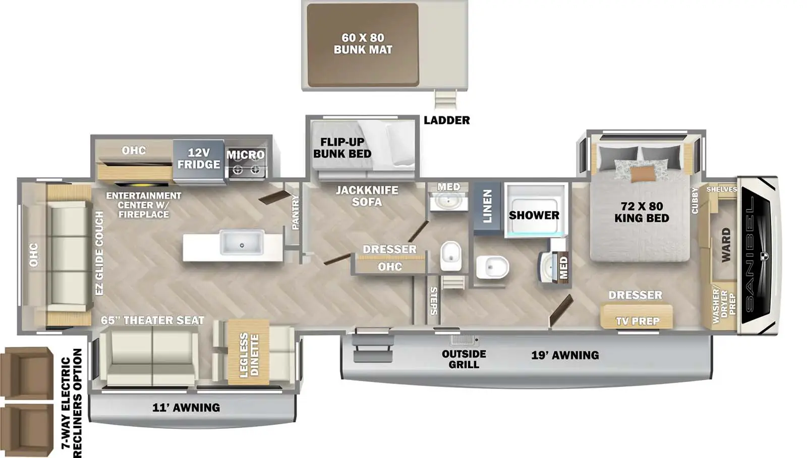 3902MBWB Floorplan Image